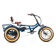 Addmotor Arisetan II M-360 semi-recumbent electric trike in blue