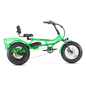 Addmotor Arisetan II M-360 semi-recumbent electric trike in green