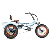 Addmotor Arisetan II M-360 semi-recumbent electric trike in gulf blue