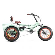 Addmotor Arisetan II M-360 semi-recumbent electric trike in mint green