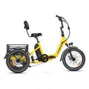 Addmotor Citytri E-310 folding electric trike in yellow