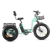 Addmotor Grandtan M-340 fat tire electric trike in mint green