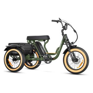 Addmotor Soletri II M-366X full-suspension electric trike in army green