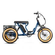 Addmotor Soletri II M-366X full-suspension electric trike in neptune blue