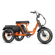 Addmotor Soletri II M-366X full-suspension electric trike in orange