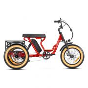 Addmotor Soletri II M-366X full-suspension electric trike in red
