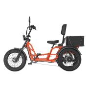 Meet One Tour 2.0 dual motor electric trike in orange
