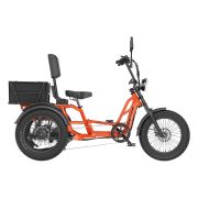Meet One Tour Lite 2.0 full-suspension electric trike in orange